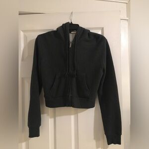 John Galt crop hoodie one size